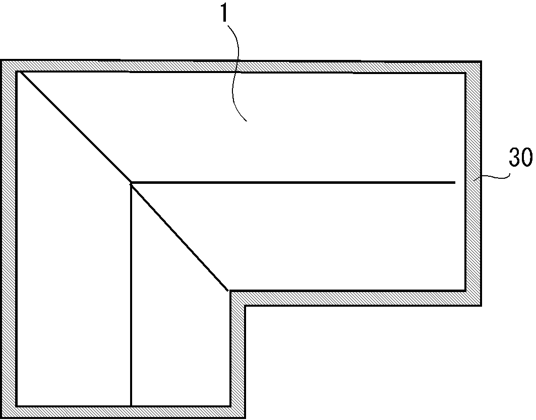 レール部材の敷設状態を示す略図